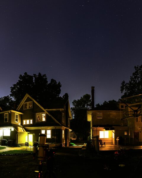 Backyard Starry Night