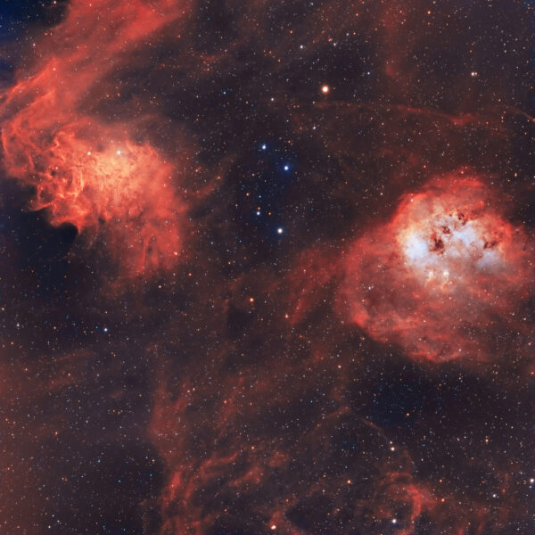 The Flaming Star & Tadpoles Nebula