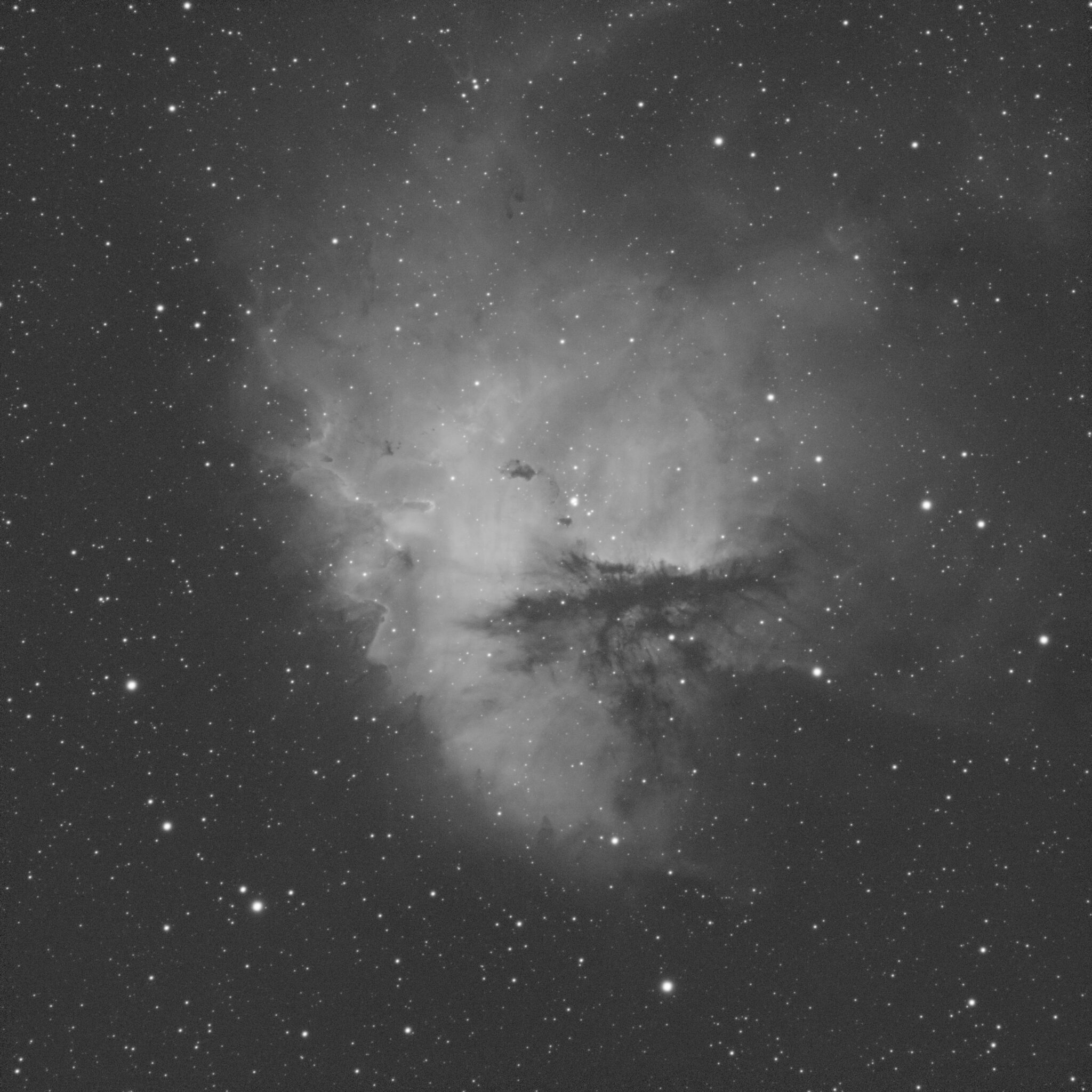 Ha channel from NGC 281