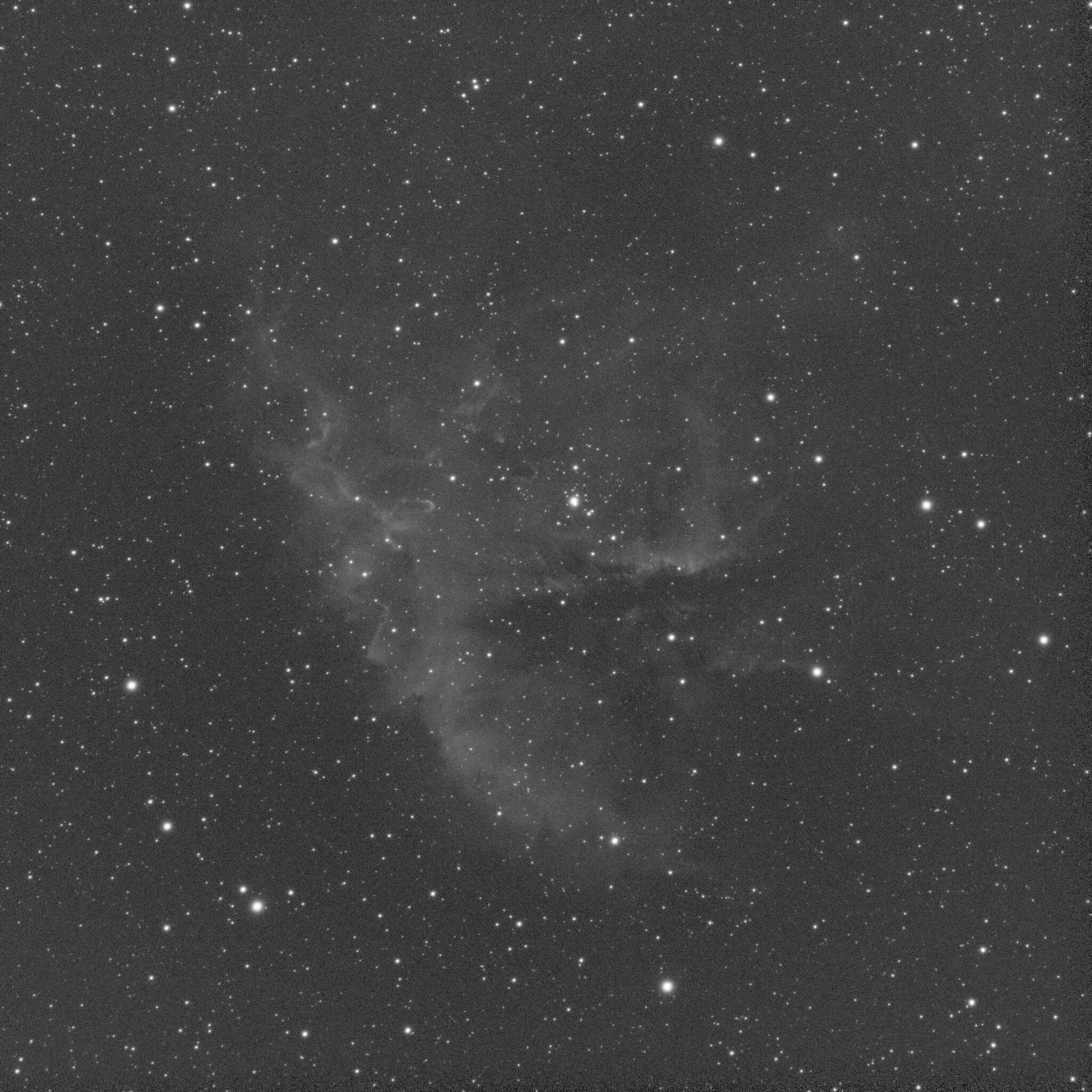 Sii channel from NGC 281