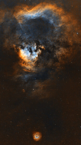 NGC 7822 Mosaic: The Cosmic Question Mark